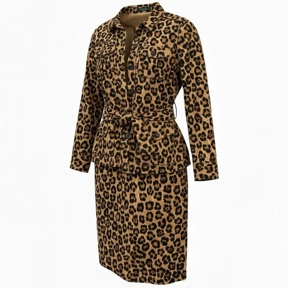 Ralph Lauren Leopard Print jacket and shirt - Picture 2 of 7